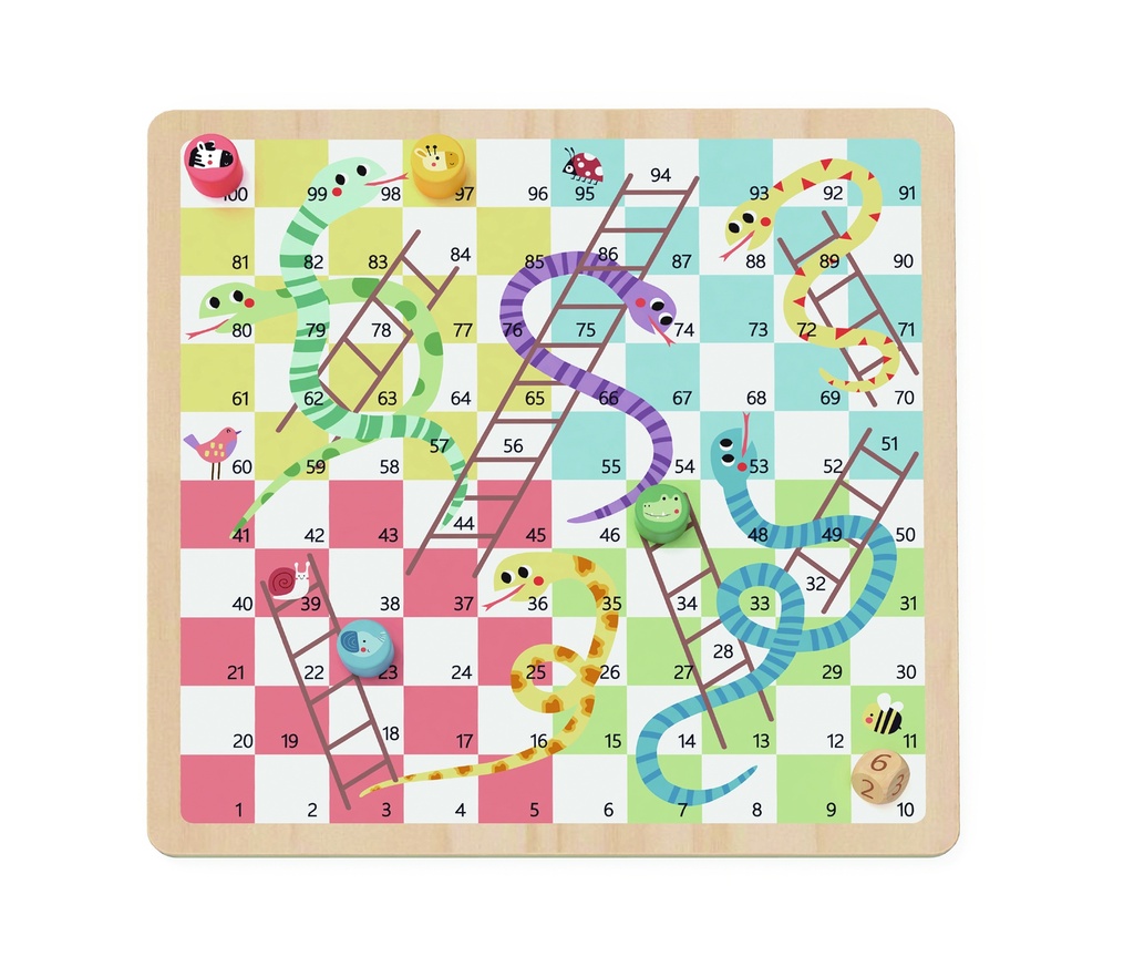 Tooky 2 In 1 Chess: Ludo Game, Snakes and Ladders